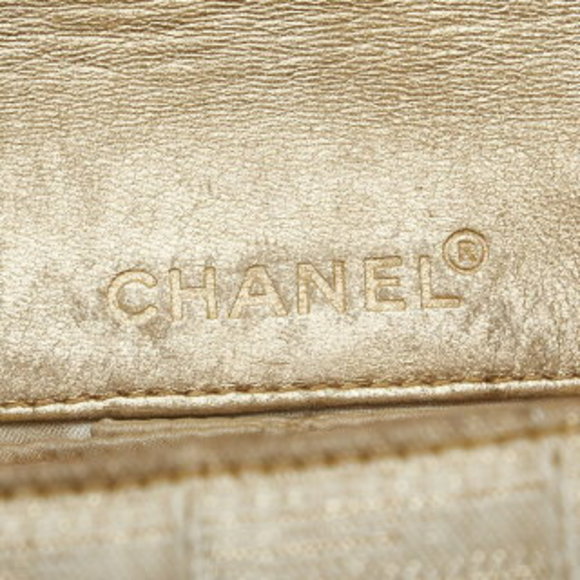 CHANEL Travel Line Chain Shoulder Bag Nylon Lambskin - Picture 6 of 9